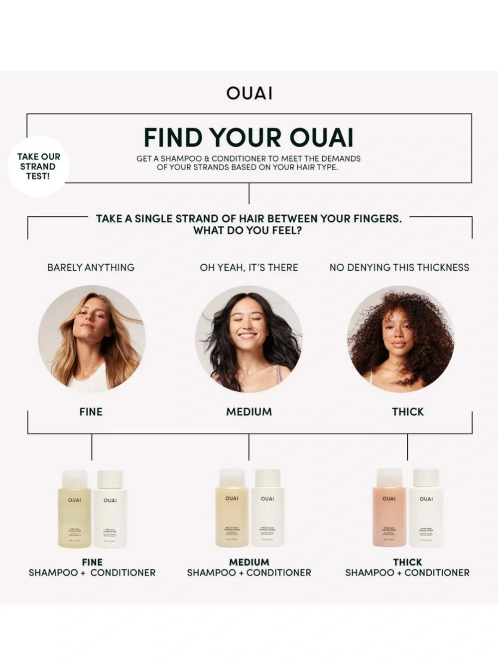OUAI Thick Hair Conditioner — Mini 3oz BUNDLE AVAILABLE(Separate Listing) *NEW